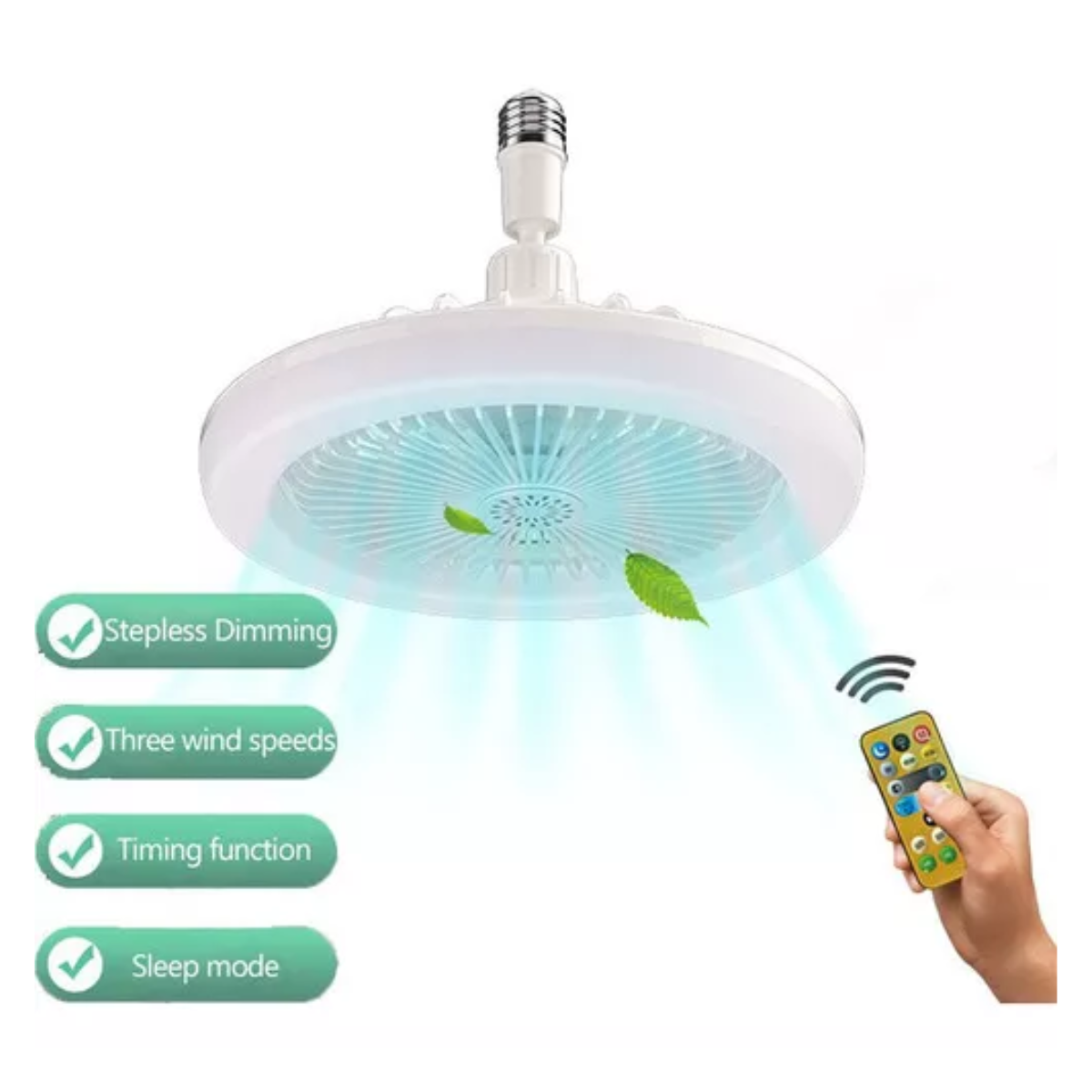 Miniatura 5 de Ventilador con luz y control FS-YT-R260